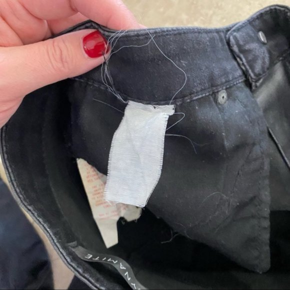 Dynamite Black Faux Leather Pants - Picture 4 of 9